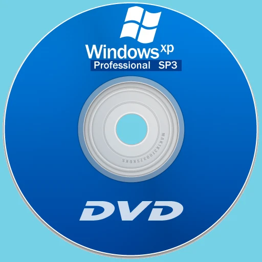 Windows XP Professional Service Pack 3 32-bit DVD installation disk - Image 1 of 1
