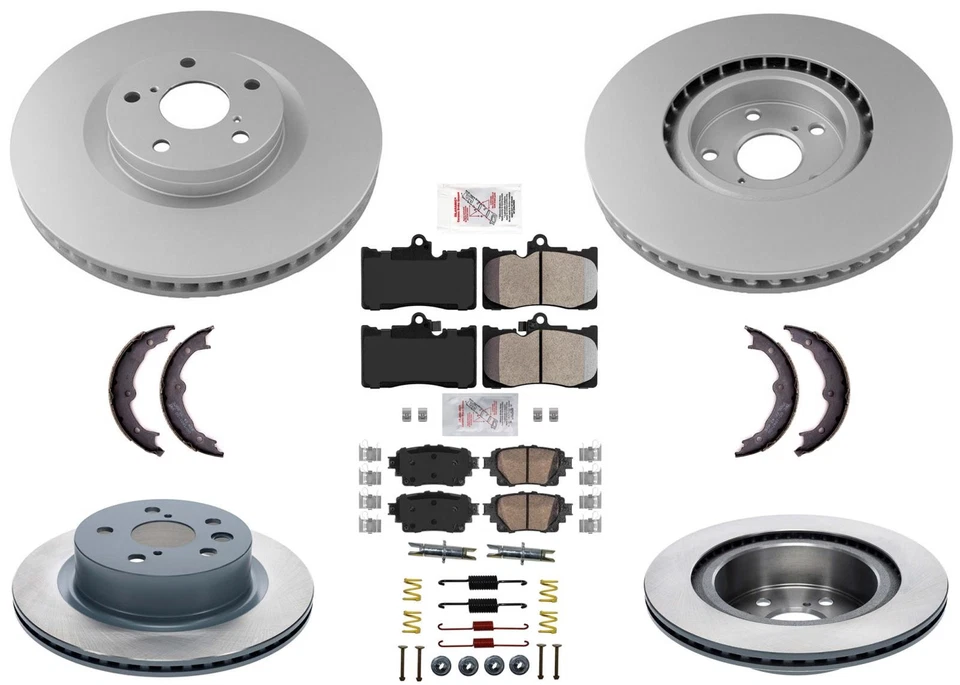 Coated Disc Brake Rotors Disc Brake Pads fits Lexus IS300 IS350 2021-2025 - Image 1 of 4