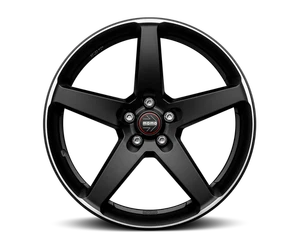 MOMO Italy Five Alloy Wheels Matte Black Set of 4 18x8 5x114.3 - Picture 1 of 7