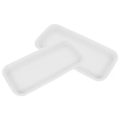  2pcs Planter Drip Trays Rectangular Flowerpot Saucers Water Catcher Saucers for - Image 1 of 4