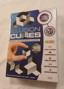 Illusion Cubes Build your Own Optical Illusions Family Game Happy Puzzle Co. NEW - Picture 1 of 2