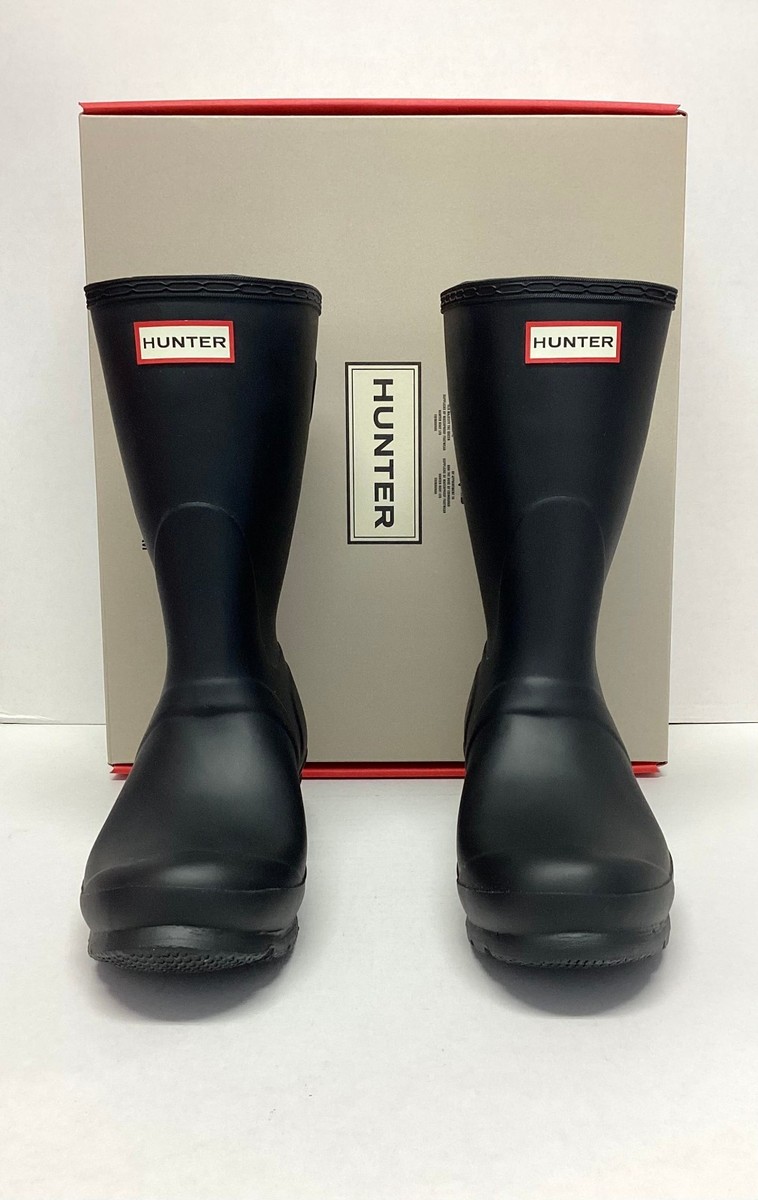 専用 HUNTER Rain boots black shoes 38 Amazon.com | Hunter Men's Original Back Adjustable Short