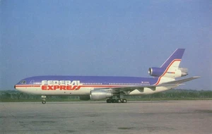 Centro de datos de aviación de aerolíneas sin publicar postal Federal Express Douglas DC-10-30 - Imagen 1 de 2