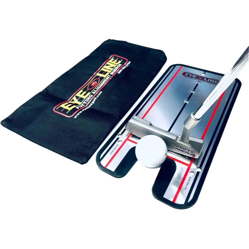 Golf Putting Trainer Eyeline Alignment Mirror 12 X 6 Inch as Seen on PGA Tour