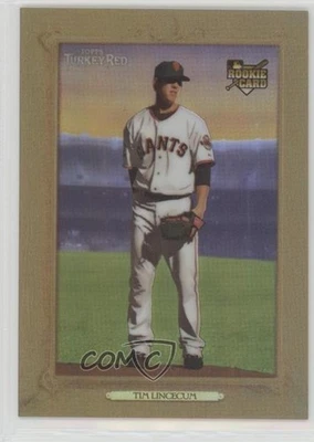 2007 Topps Turkey Red Chrome Refractor /999 Tim Lincecum #88 Rookie RC - Image 1 of 2