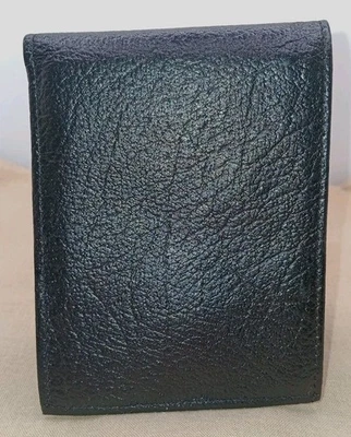 Classic Vintage NWOT Soft Black Leather Men's Swank  Wallet - Image 1 of 4