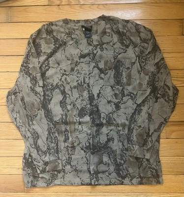 Y2k Winchester Realtree Camo long sleeve shirt with unique cracking design - Image 1 of 4