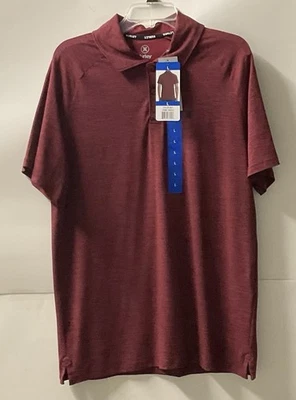 Camisa Polo Hurley Para Hombre L Roja Rendimiento Golf Elastizada Foto 1 de 3
