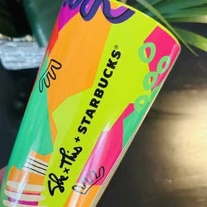 Starbucks Shae Anthony Keramik Tasse She X This Travel Hot Tumbler Abstract 12oz - Bild 1 von 14