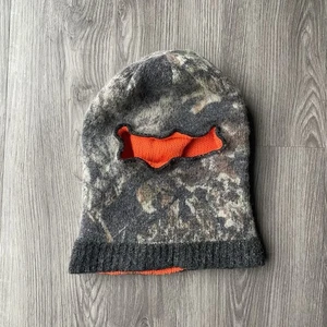 Vintage Camo Full Face Ski Maske Jagd Sturmhaube Strick Baumrinde Camo - Bild 1 von 5