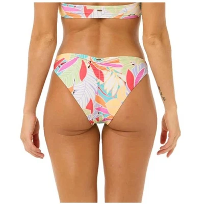 Pantalón completo de bikini Rip Curl Cala Vadella para mujer nuevo con etiquetas talla grande Foto 1 de 4