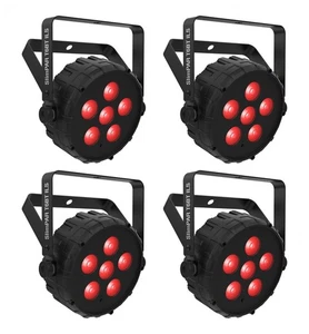 (4) Chauvet DJ SLIMPAR T6 BT ILS D-Fi USB DMX RGB LED Wash Up-Lights w/Bluetooth - Picture 1 of 7
