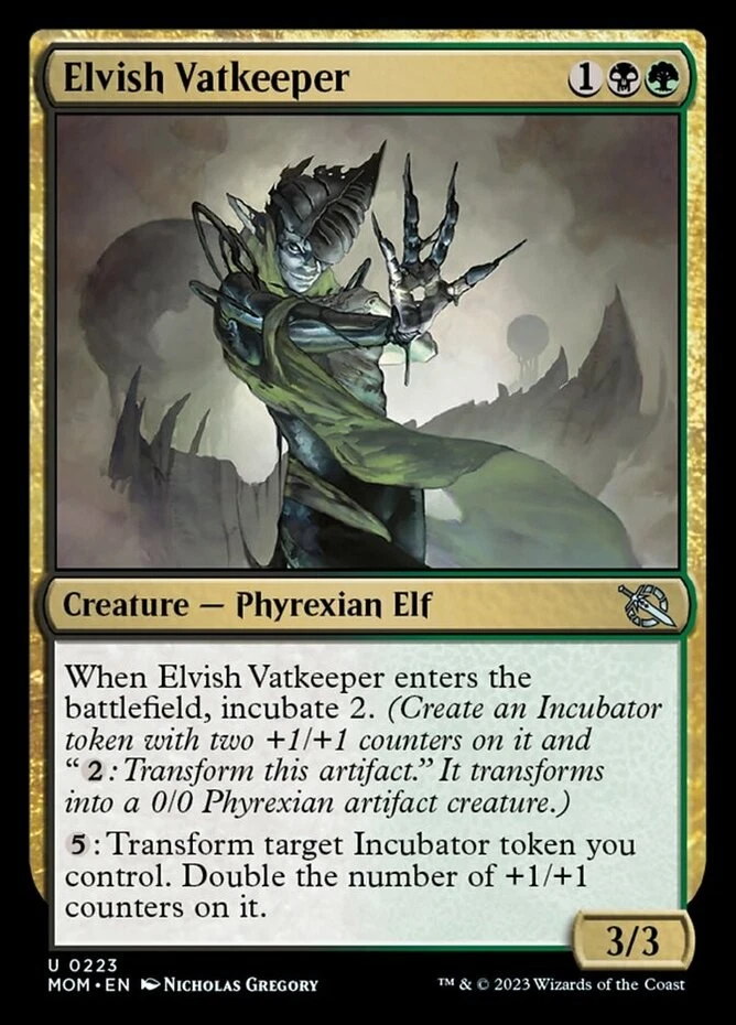 x1 Elvish Vatkeeper - March of the Machines - NM - MTG - Image 1 of 1