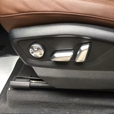 Cubierta de ajuste interior de asiento de coche ABS mate para Audi Q5 año fiscal 2018-2021 6 piezas Foto 1 de 4