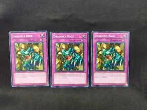 3x - Dragon's Rage - SDDL-EN036 - Common - 1st Ed - LP - Picture 1 of 2