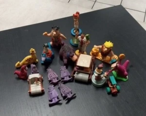 Vintage 18 Flintstones Toy Figures Lot A Little Bit Of Everything - Picture 1 of 9