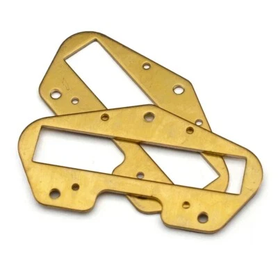 2pcs Brass Guitar Single Coil Pickup Base Plate For Tele Telecaster - Image 1 of 4