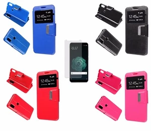 Funda libro VENTANA Xiaomi MI A2 (5.99) + CRISTAL VIDRIO TEMPLADO OPCIONAL - Imagen 1 de 6