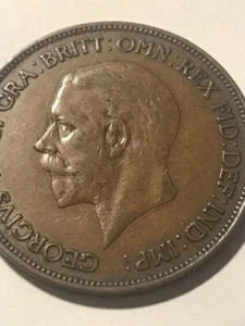 1935 Great Britain Penny XF #3307 - Picture 1 of 4