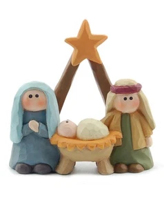 Heaven Sends Mary and Joseph Nativity Scene Novelty Christmas Tree Decoration - Picture 1 of 1