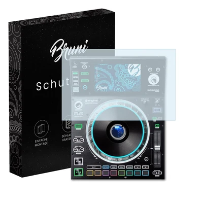 Bruni 2x Folie für Denon DJ SC5000 Schutzfolie Displayschutzfolie
