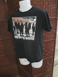 Vintage 90s Reservoir Dogs Movie Promo T Shirt Lets Go To Work Medium