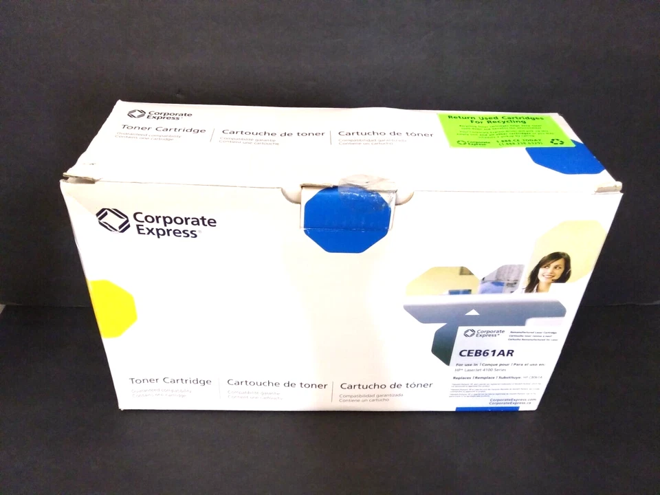 Cartucho de tóner Corporate Express CEB61AR para HP Laserjet serie 4100 NUEVO Foto 1 de 4