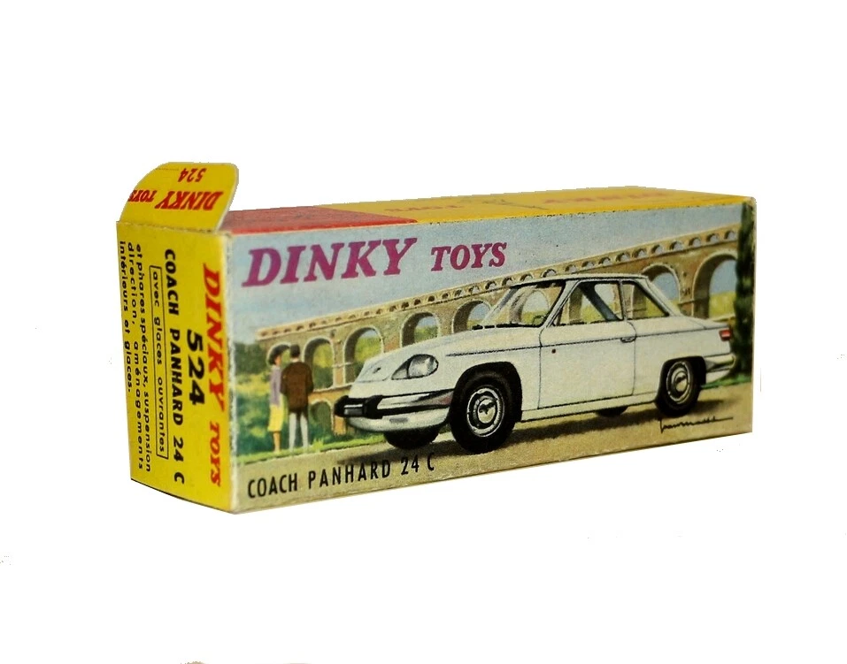 Dinky Toys boîte repro 524 coach panhard 24C