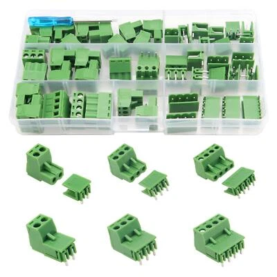 25 Set PCB Mount Screw Terminal Block Pluggable, 5.08mm Pitch 2 Pin / 3 Pin / 4 - Image 1 of 4
