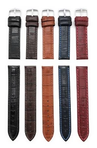 18mm 20mm 22mm 24mm Crocodile Brazilian Genuine Leather Watch Band Ostral C74 - Picture 1 of 22
