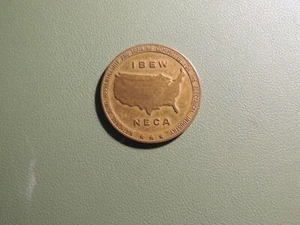 I.B.E.W.-NECA ELECTRICAL FORMULA COIN-NATIONALJOINT APPRENTICESHIP TOKEN CON 1.5 - Picture 1 of 2