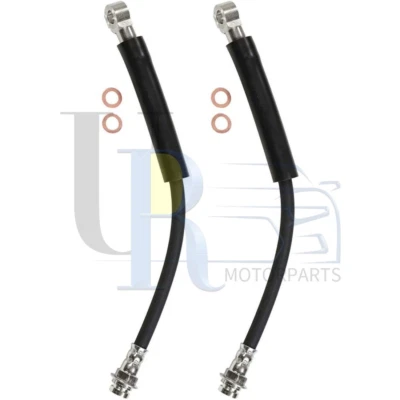 Sunsong 2pcs Front Brake Hydraulic Hose For Oldsmobile Cutlass 1978-1986 1987 - Image 1 of 4