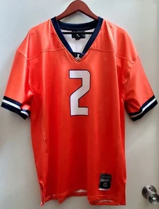 Jersey Fighting Illini Urban Champs #2 Chase Brown XL Org/Navy/Wht Football Game - Picture 1 of 9