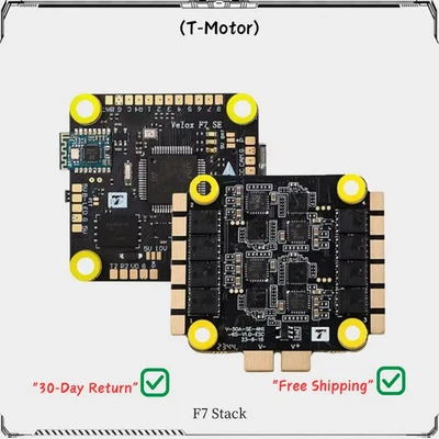 T-MOTOR F7 Stack Velox F7 SE Flight Controller FC with V50A SE 6S 4in1 ESC Combo - Image 1 of 4