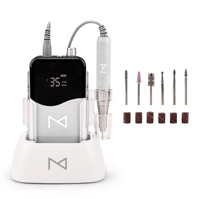 M Mase- Coreless Motor Nail Drill Machine  2-in-1 Nail File - Wireless Efile - Image 1 of 4