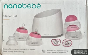 Nanobebe Muttermilch Starterset Rosa Newborn BPA Frei - Bild 1 von 1