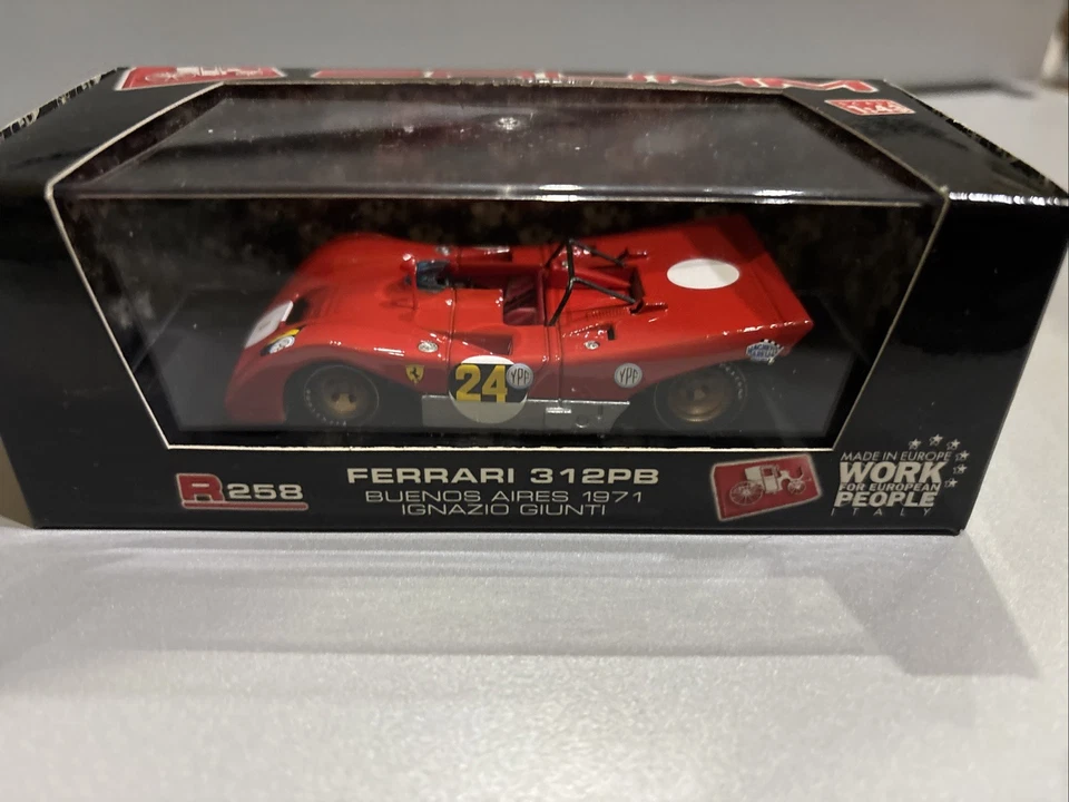 Brumm R258 Ferrari 312 PB #24 Giunti 1000Km Buenos Aires 1971 1/43 - Immagine 1 di 4