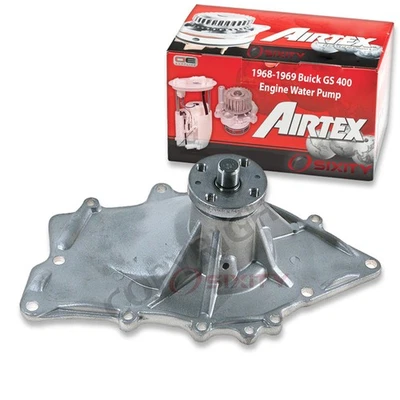 Bomba de agua del motor Airtex para Buick GS 400 1968-1969 6,6 L V8 refrigerante rs Foto 1 de 4
