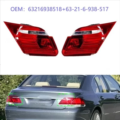 Задние внутренние задние фонари BMW 2005-2008 7 серии E65 E66 745i 750Li 1 пара - Изображение 1 из 4