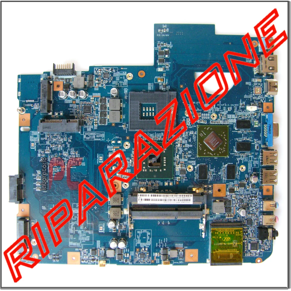  Scheda madre MB.PPZ01.001 Acer Aspire 5738ZG JV50-MV 48.4CG10.011 -riparazione - Immagine 1 di 1