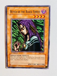 YU-GI-OH! 1ST EDITION WITCH OF THE BLACK FOREST SDP-014 NM-MT CARD - Picture 1 of 2