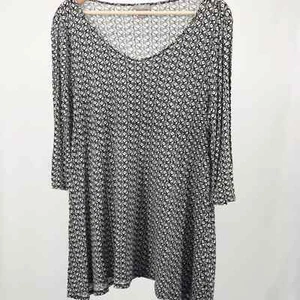 J Jill schwarz-weiße leichte Tunika Gr. S - Bild 1 von 4