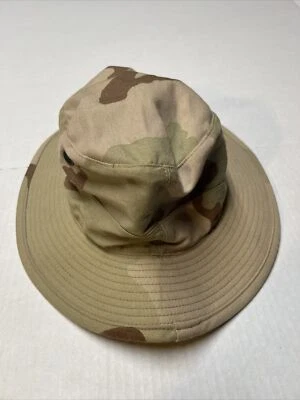 Sombrero Bernard Militar Boonie Desierto Camuflaje Patrón Talla 7 Usado Foto 1 de 4