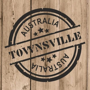 Pegatina de vinilo Townsville 10 cm/4" sello calcomanía Townsville Australia coche portátil - Imagen 1 de 4