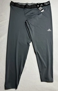 Adidas Techfit Compression Base Climalite Pants Tights Grey Mens Size 3XL NWT - Picture 1 of 17