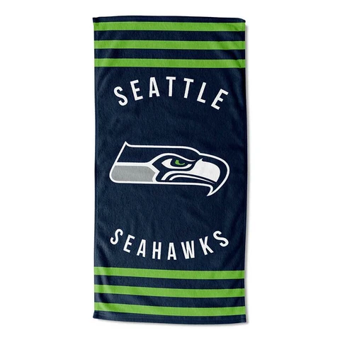 NEW NFL Seattle Seahawks Beach Towel Large Size 30"x60" - Official Licensed Cover