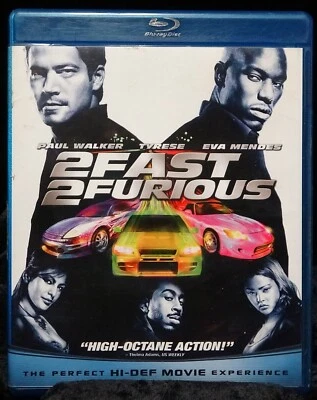 2 Fast 2 Furious 💿  Paul Walker, Tyrese Gibson, Cole Hauser, Action Blu-ray DVD - Image 1 of 3