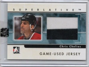 2010-11 ITG Superlative Volume 2 Chris Chelios Jersey Gold Version 1 of 9. - Picture 1 of 2