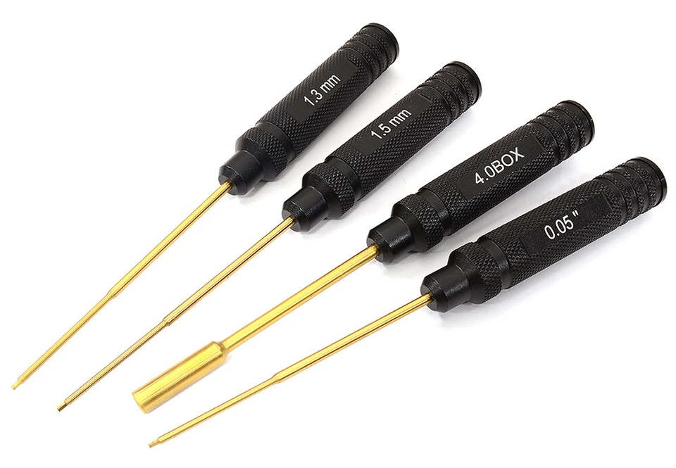 Allen Hex Wrench 0.05, 1.3, 1.5mm & 4mm Nut Driver Tool Set O.D.=18mm for SCX24 - Image 1 of 1