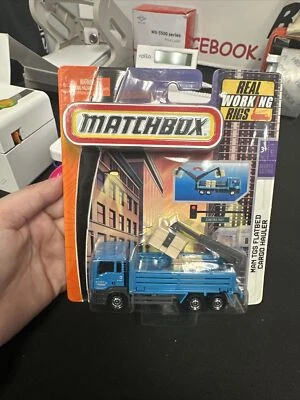 Matchbox Real Working Rigs MAN TGS Flatbed Cargo Hauler Truck,(B64) - Image 1 of 3